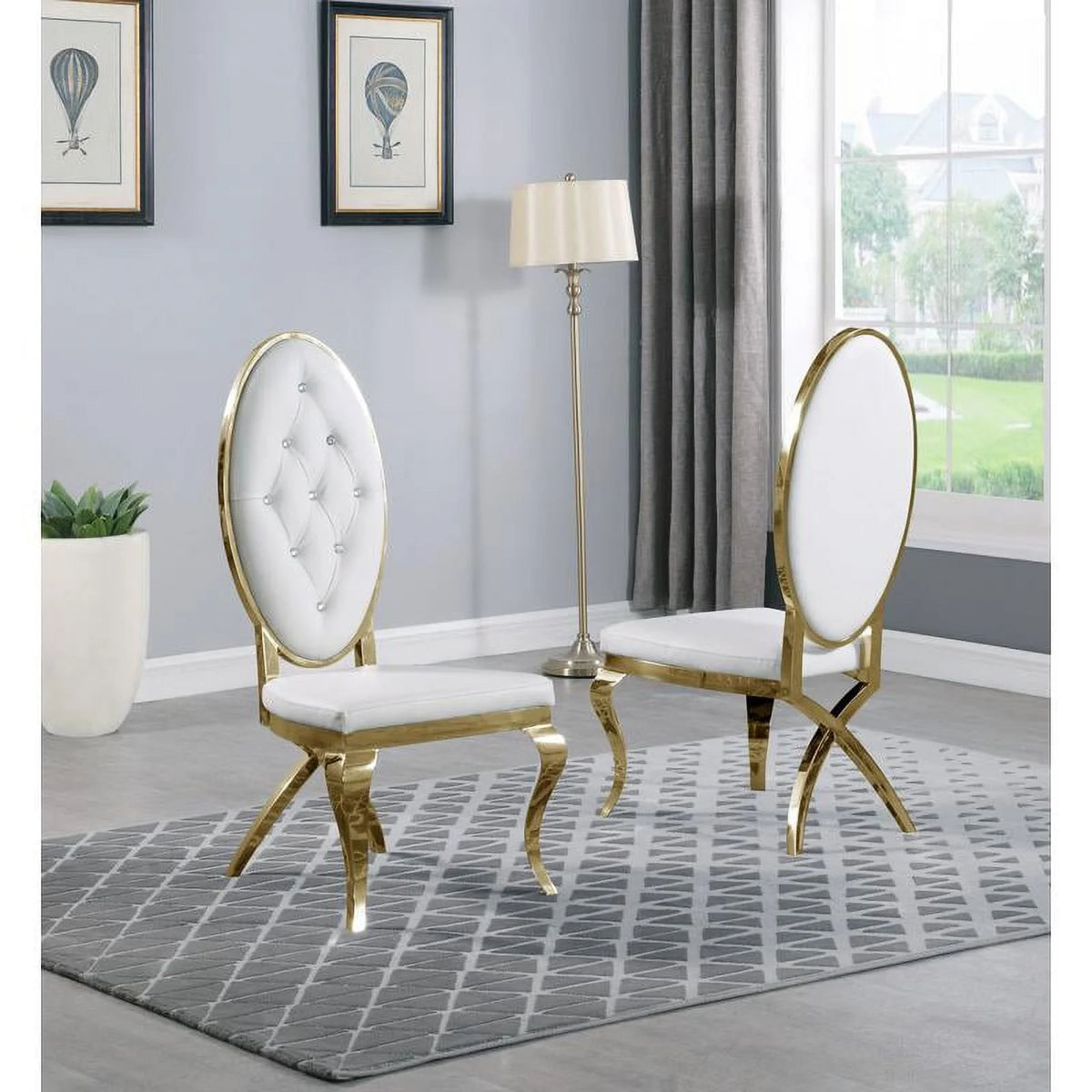 5pc Glass Dining Set C5627