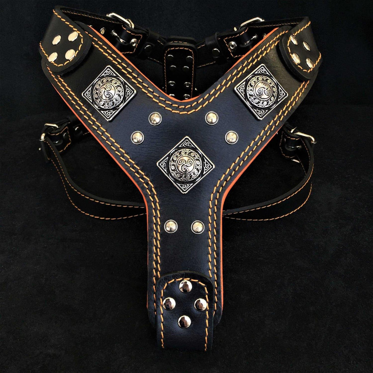 Dog Leather Harness D767