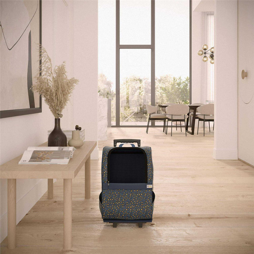 Pet Carrier Trolley with Shock Absorbent Wheels N585