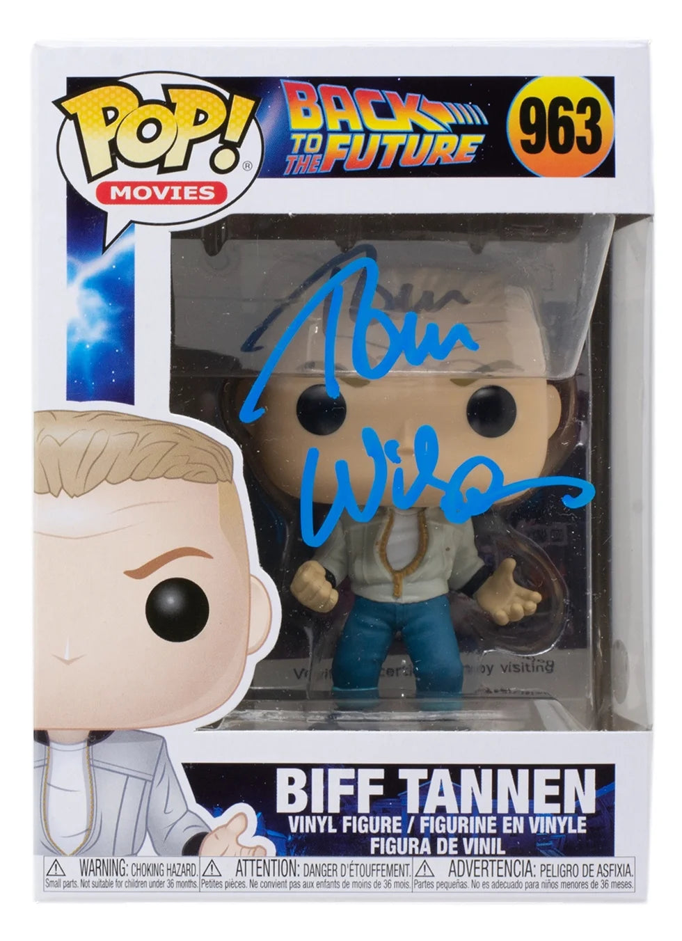 Signed Biff Tannen Funko Pop Q3514
