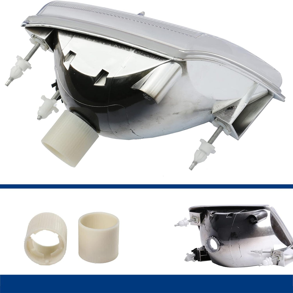Headlight Assembly for 1998 1999 2000 Ford Ranger Pickup Truck Left Driver and Right Passenger Side without Bulbs Pack of 2 C6839