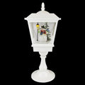 Lighted Musical Snowman Christmas Street Lamp A182181
