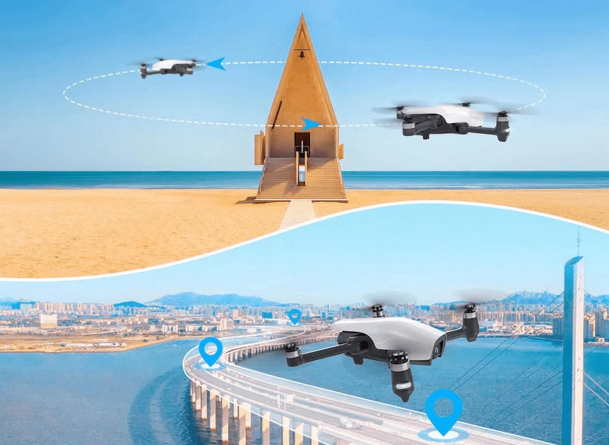 White GPS Drone with 4K Camera D602