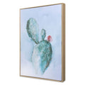 Coral Cactus Hand Painted Giclee Z691