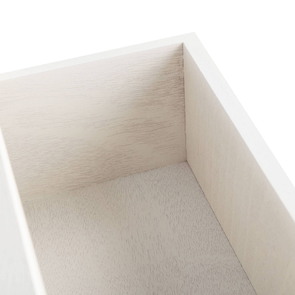 Distressed White 2 Drawer Console Table B973762