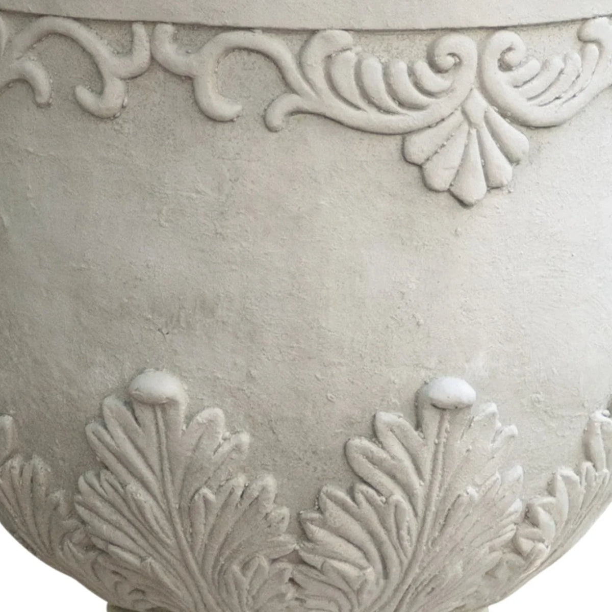 White Stone Planter F96826