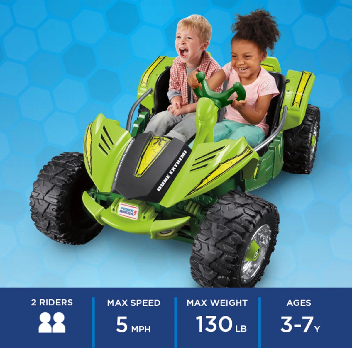 Green 12V Battery-Powered Ride-On Vehicle with Storage Area H78089