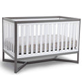 4-in-1 Convertible Crib White Grey H655