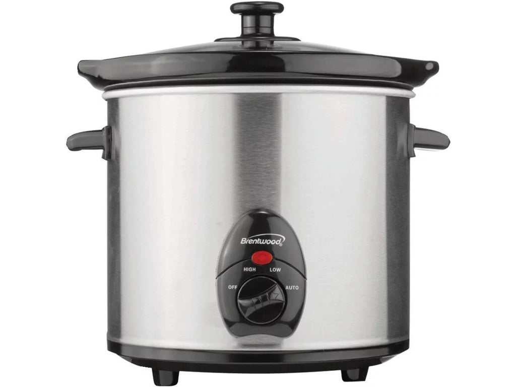 3-Qt. 170-Watt Stainless Steel Slow Cooker Q857