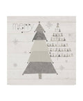 Christmas Patchwork Neutral Canvas Art Q1204