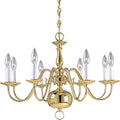 Brass Chandelier 26-Inch Diameter x 18-Inch Height Q785