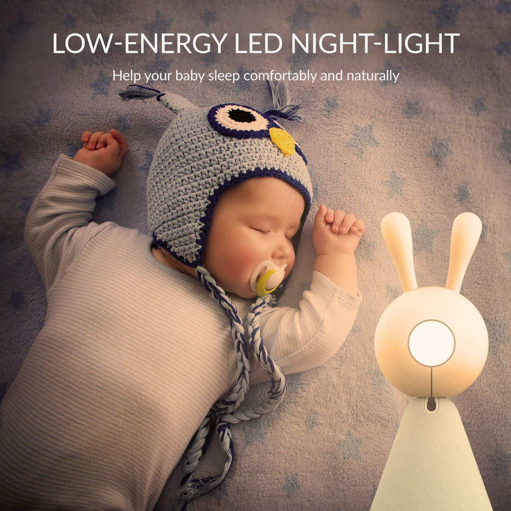 Smart Baby Monitor with Camera and Audio, WiFi HD Video, Night Vision, 360° Speaker, Room Temperature & Humidity Sensors E73576