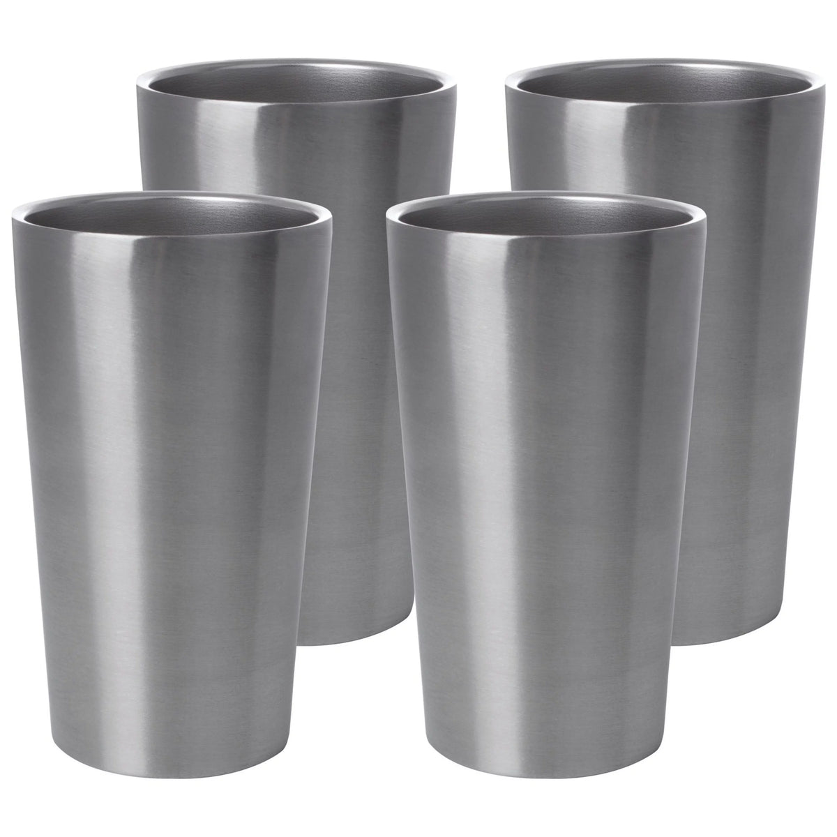 4 Piece Double Wall Stainless Steel Tumbler Set I1524