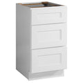 White Shaker Drawer Base Kitchen Cabinet 18x34.5x24 I678