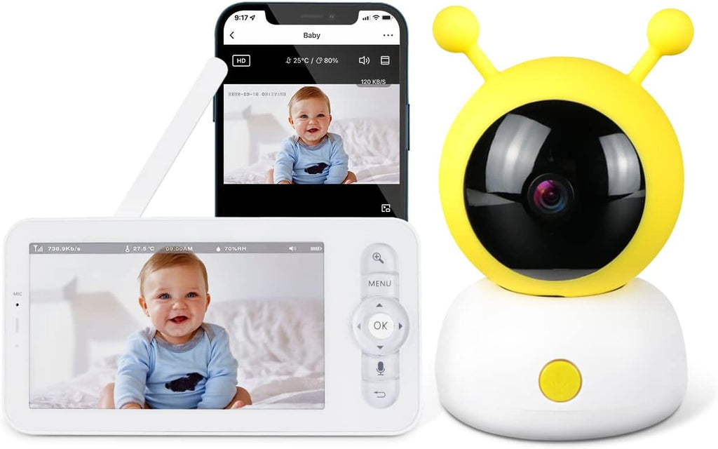 1080p WiFi Baby Monitor with App and Screen Z3040