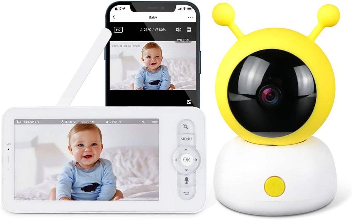 1080p WiFi Baby Monitor with App and Screen Z3040