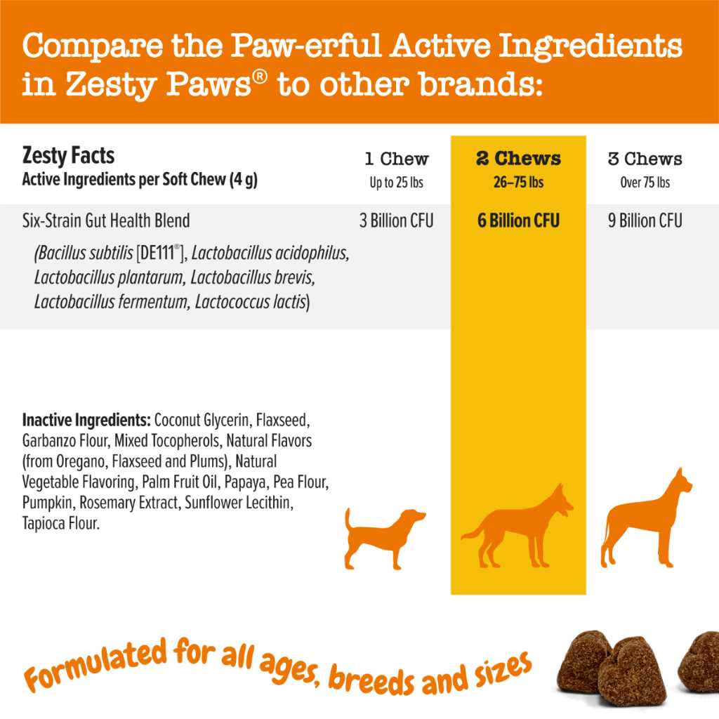 Probiotic Bites Pumpkin Flavored Soft Chews Digestive Supplement for Dogs O257053