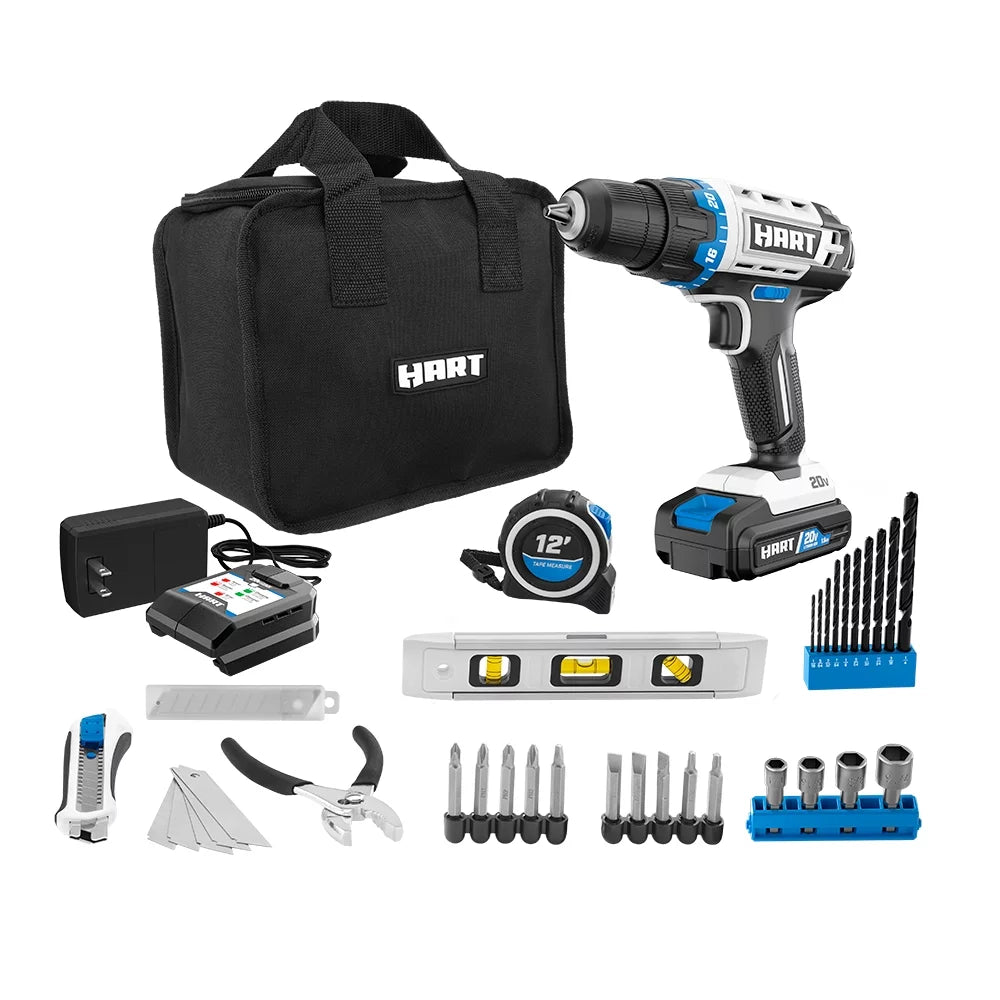 20-Volt Cordless 3/8-inch Drill 36-Piece Project Kit with Battery and Storage Bag Q7532
