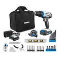 20-Volt Cordless 3/8-inch Drill 36-Piece Project Kit with Battery and Storage Bag Q7532