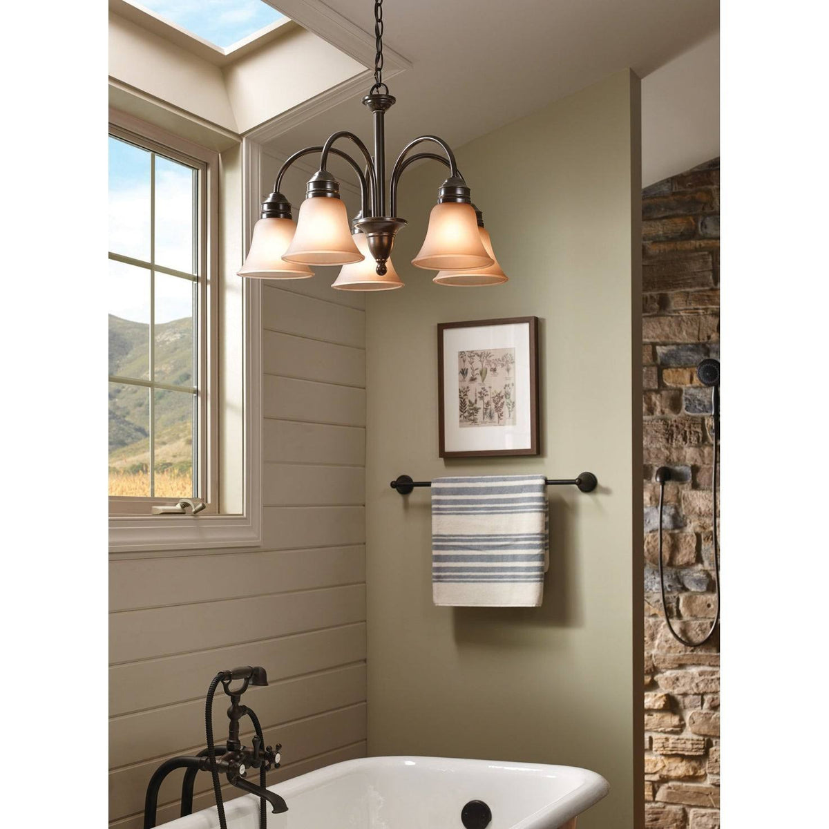 Heirloom Bronze Four-Light Wall/Bath F583