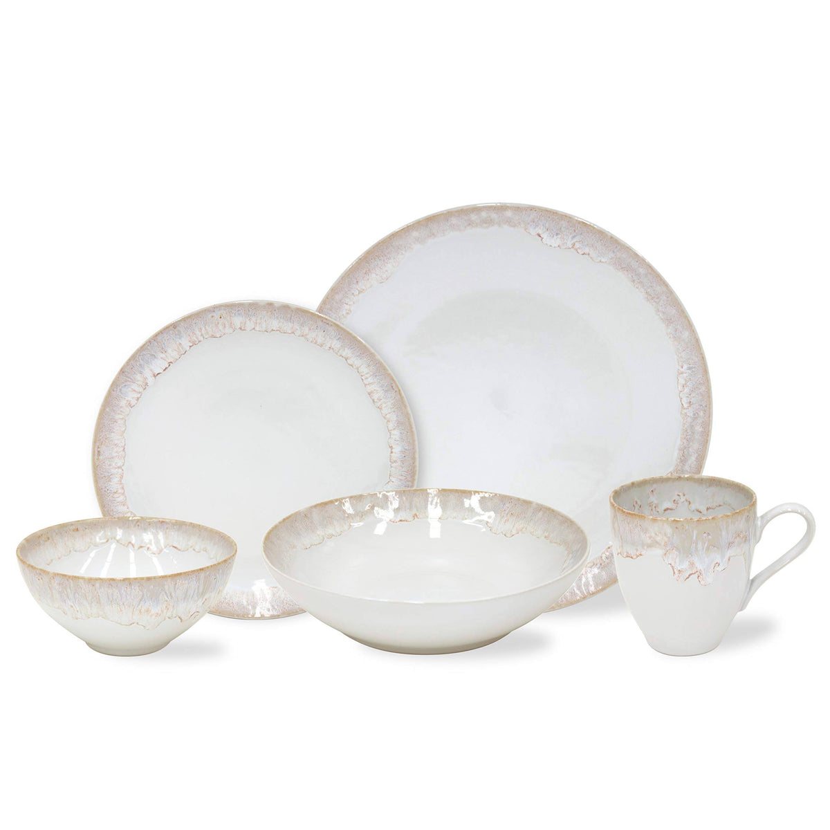 5-Piece White Place Setting A148871