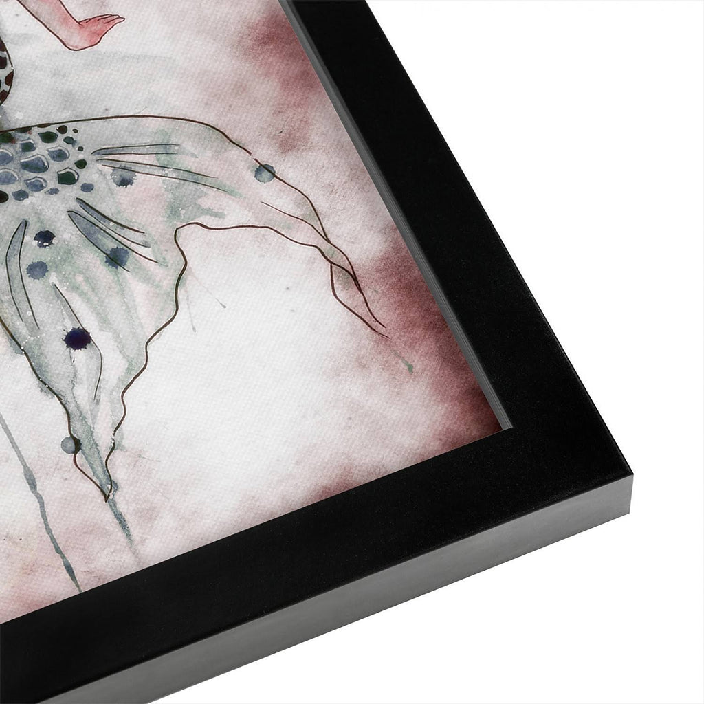 Mermaid 2 Black Frame 22x22x28x22 X6208