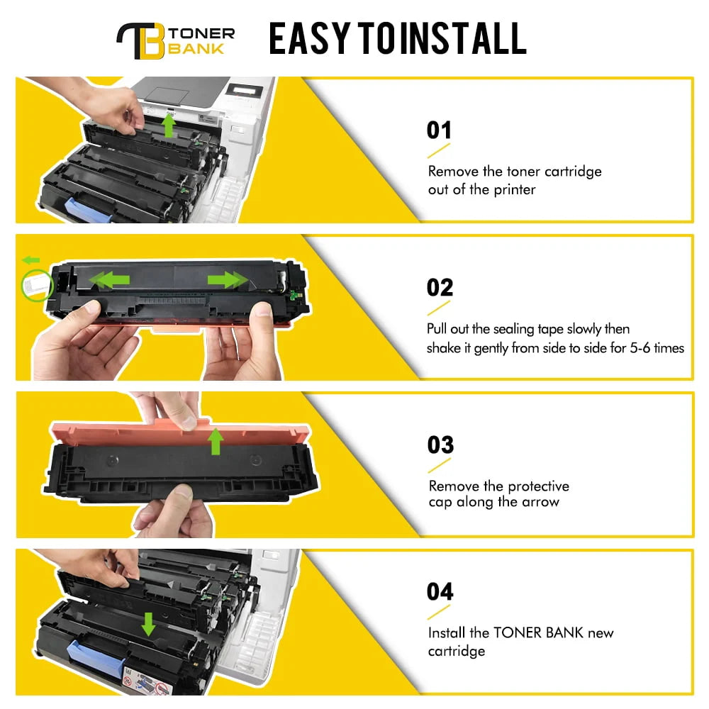 Black Cyan Magenta Yellow 4-Pack Toner Cartridge G37185