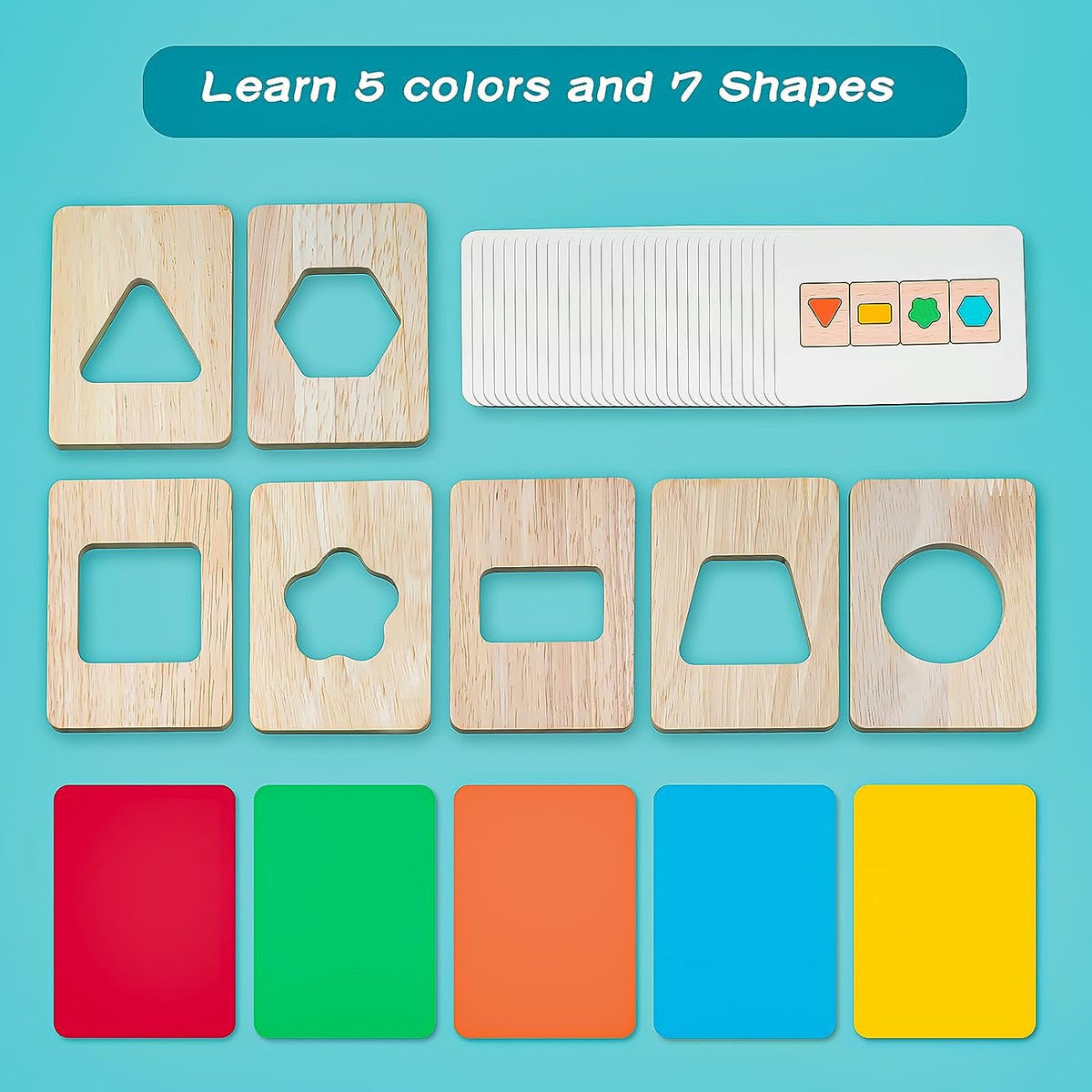 Montessori Color Shape Sorting Educational Toy for Toddlers G2601