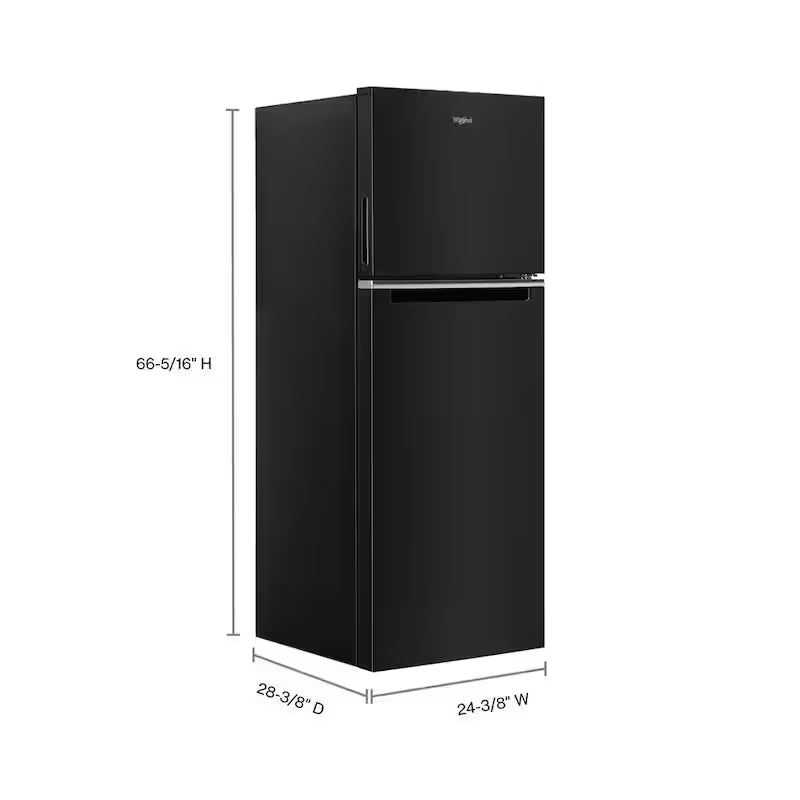 Black Top Freezer Refrigerator L77836