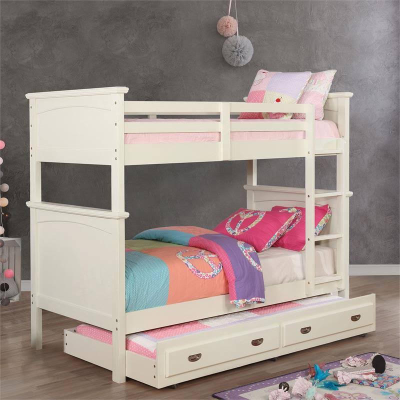 White Wood Trundle R745