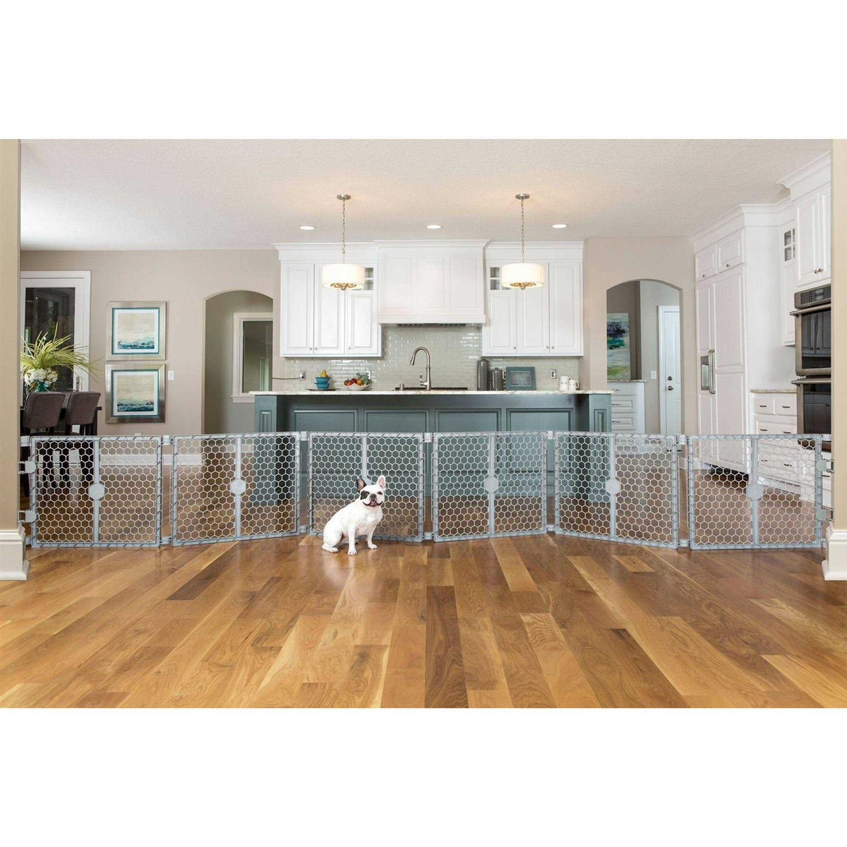 2-in-1 Plastic Gate and Pet Pen H834