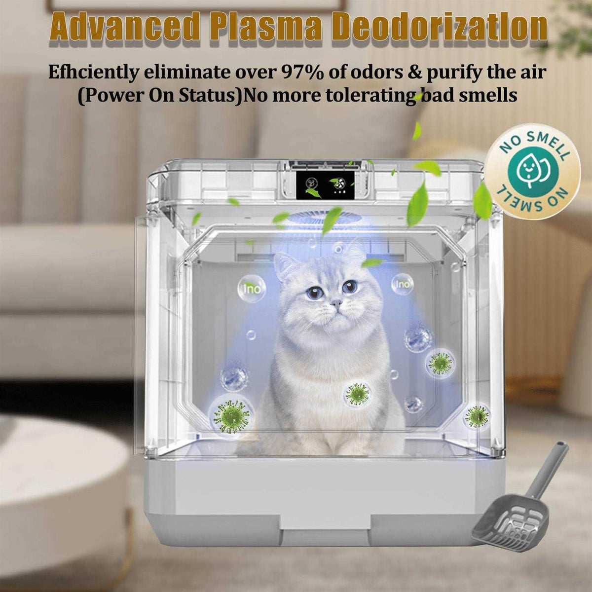 Large Cat Litter Box Enclosure N10233
