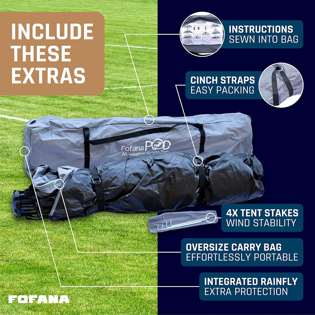 All Weather Pop up Sports Tent for up to 4 People X107611