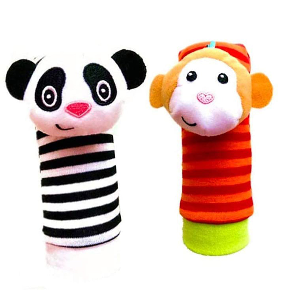 4 PCS Baby Wrist Rattle and Foot Finder Toy Set M4700