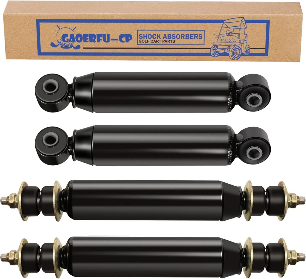 Front and Rear Shock Absorbers for Club Car DS G&E 1988-up, Precedent G&E 2004-up, 4pcs Y105653
