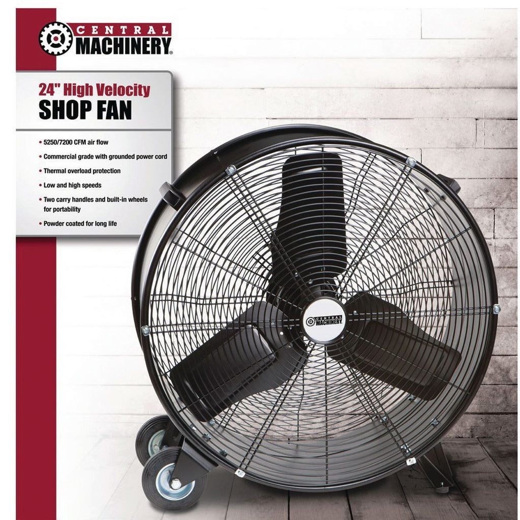 24 in. 2-Speed High-Velocity Shop Fan E72125