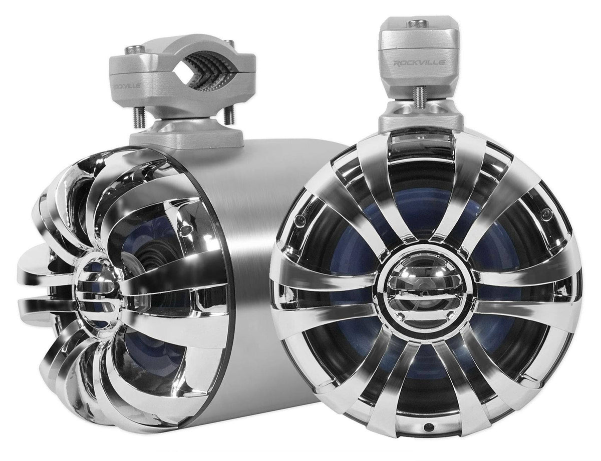 6.5" Marine Tower Speakers with Swivel Brackets, 2 Pack U6555