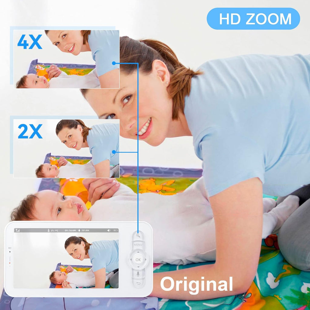 1080p WiFi Baby Monitor with App and Screen Z3040