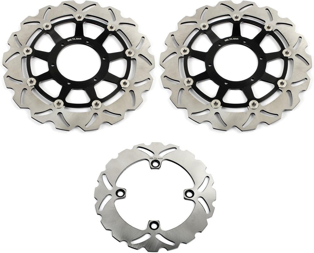 Front Rear Brake Discs Rotors + Brake Pads for CBR1000RR 2006 2007 T2469