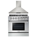36 Propane Gas Range and Range Hood B7782