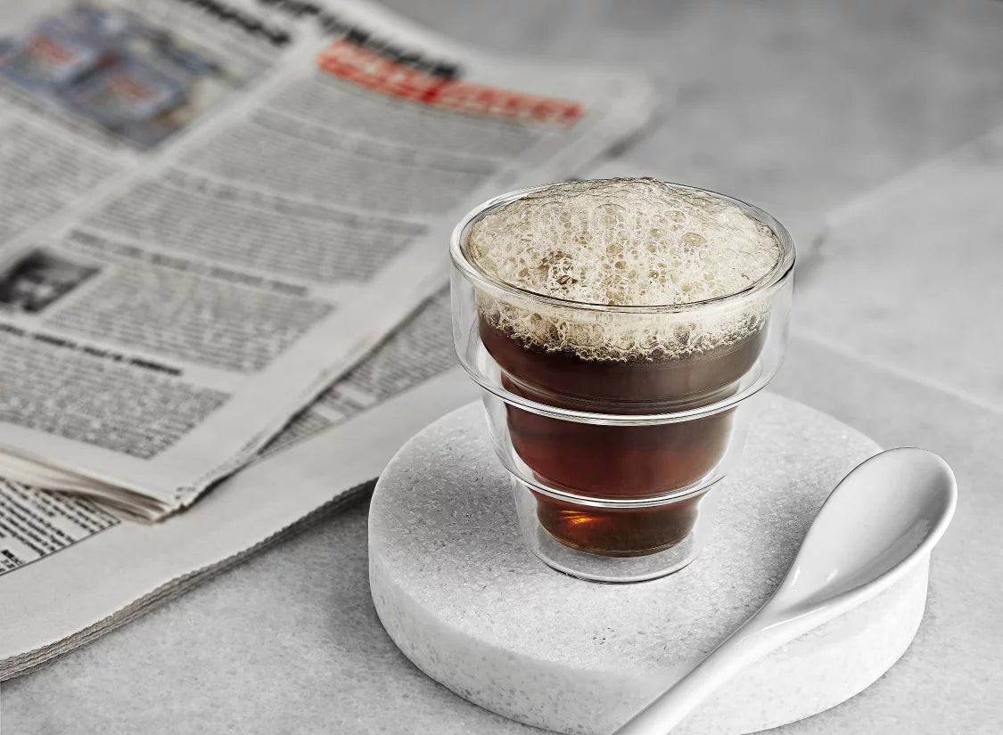 Double Wall Glass Espresso Mugs Set of 2 T365303