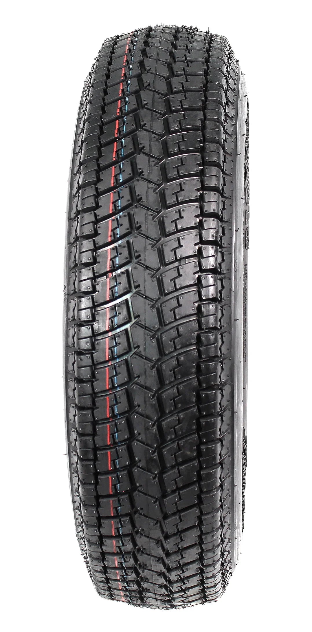 2-Pk Trailer Tires Rims ST175/80D13 5 Lug White Spoke Wheel F6954