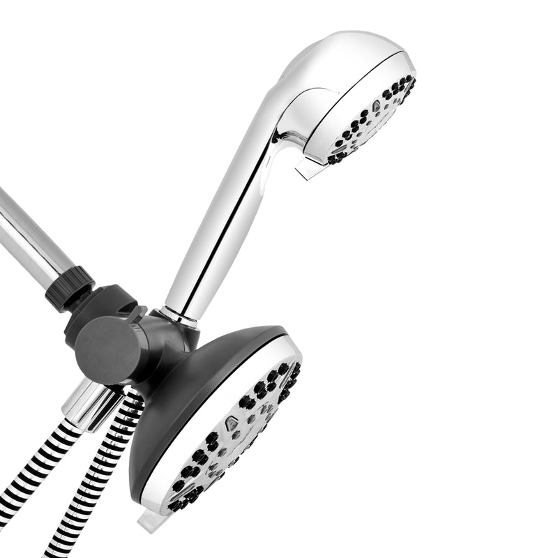 Chrome Dual Shower Head System Z148