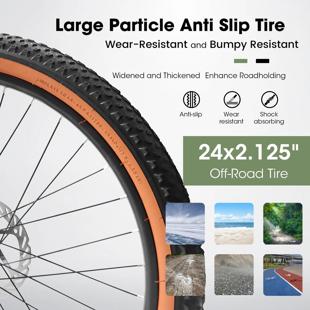 24 Inch Carbon Steel Frame Mountain Bike G778
