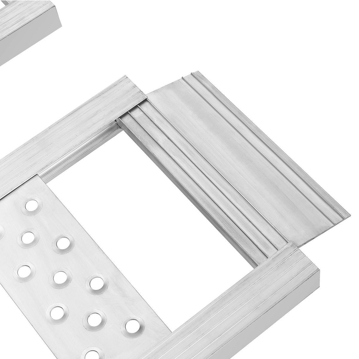 1250 lb. Capacity 13 in. x 77 in. Straight Aluminum Loading Ramps, Set of 2 I6130