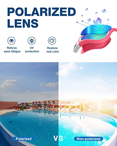 Polarized Anti Fog Anti UV Swimming Goggles W28959