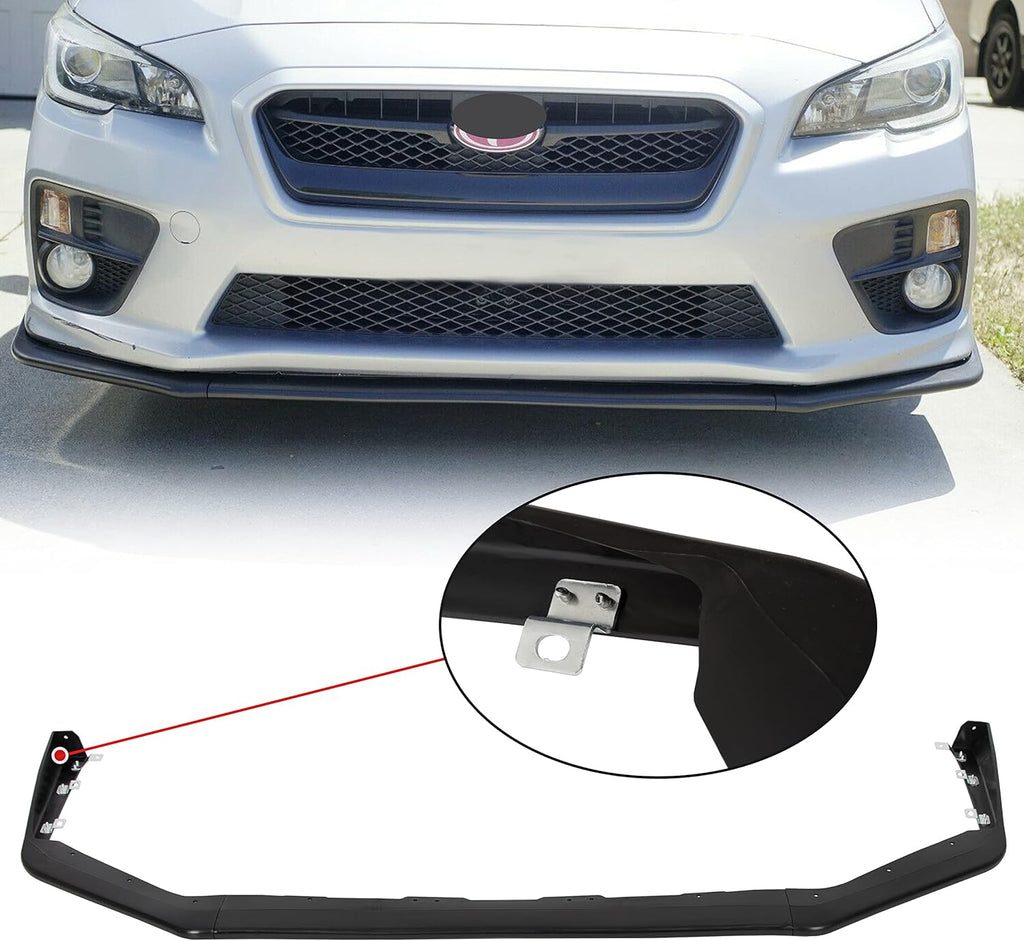 Carbon Fiber Style Front Bumper Lip Spoiler Pack of 2 S269