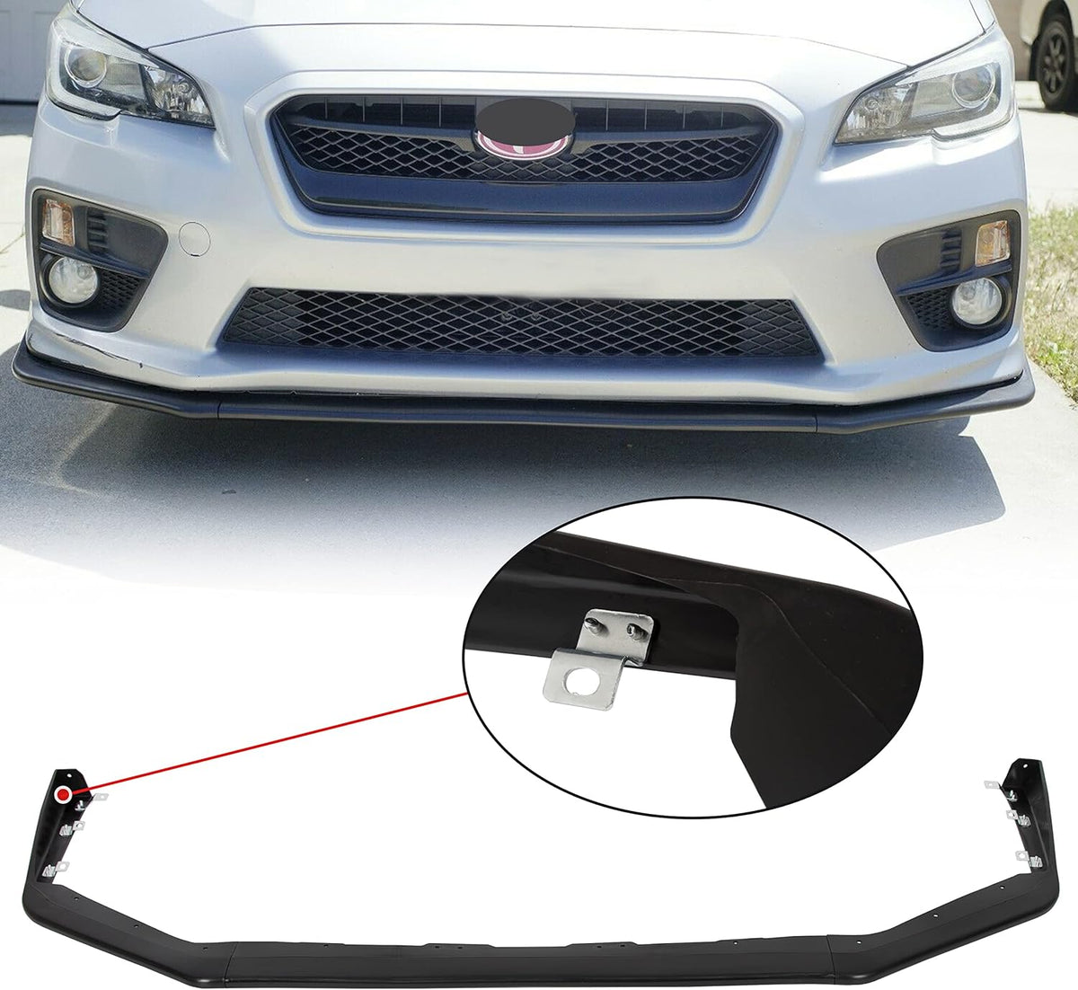 Carbon Fiber Style Front Bumper Lip Spoiler Pack of 2 S269