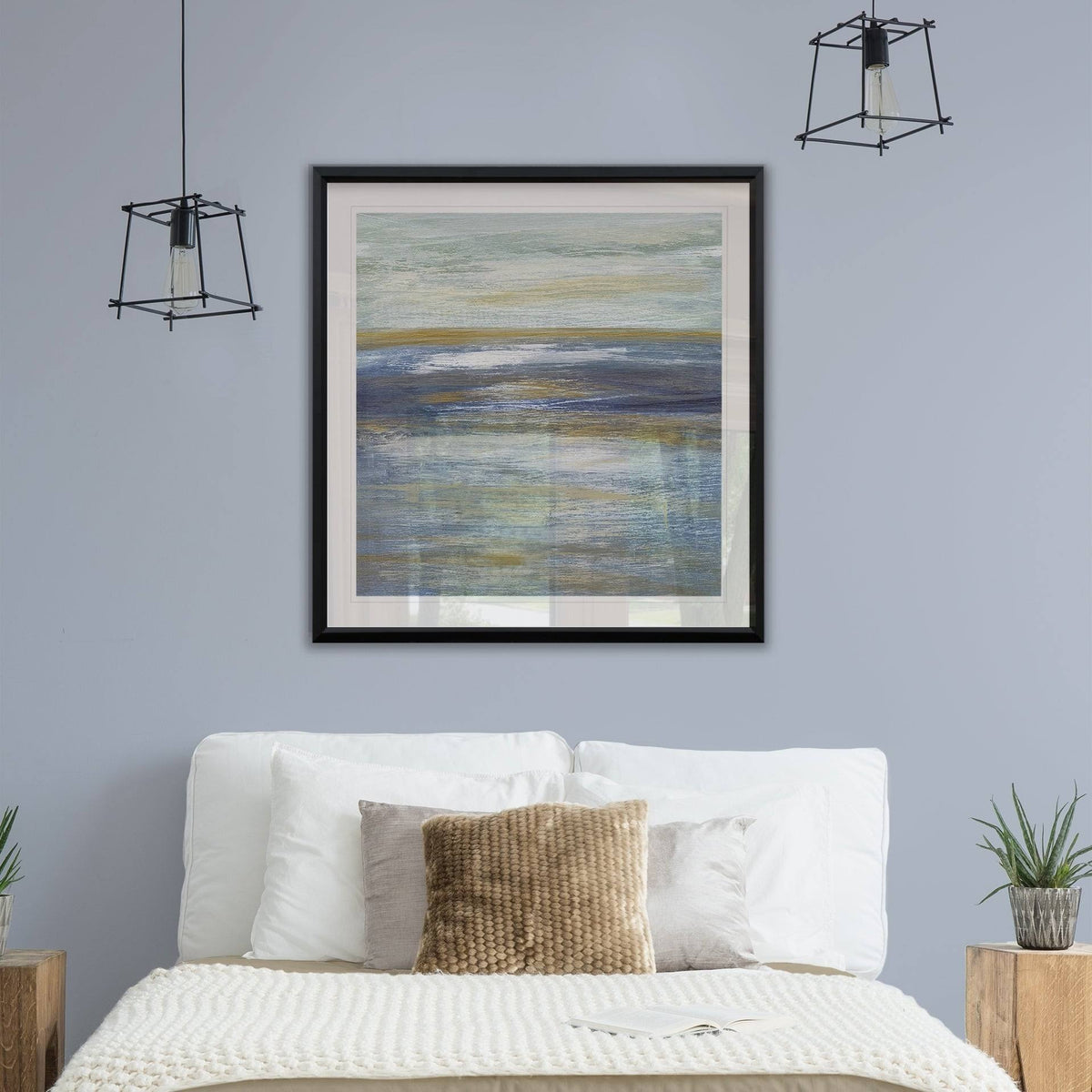 Framed Giclee Print 22X22 O3777