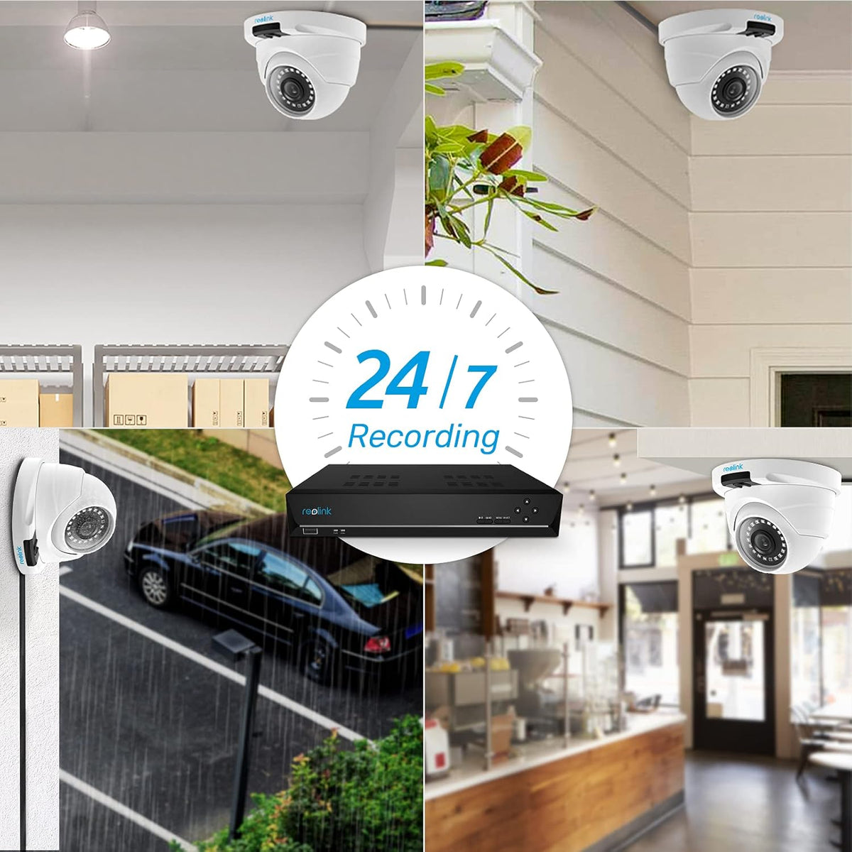 4MP PoE IP Camera Outdoor Video Surveillance Cam Z637